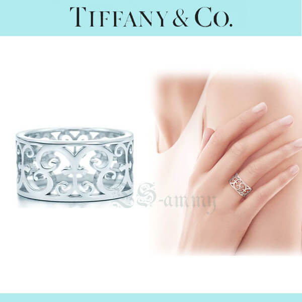 2017新色 ティファニー 指輪 コピー Tiffany 存在感あり エンチャントワイドリングsilver